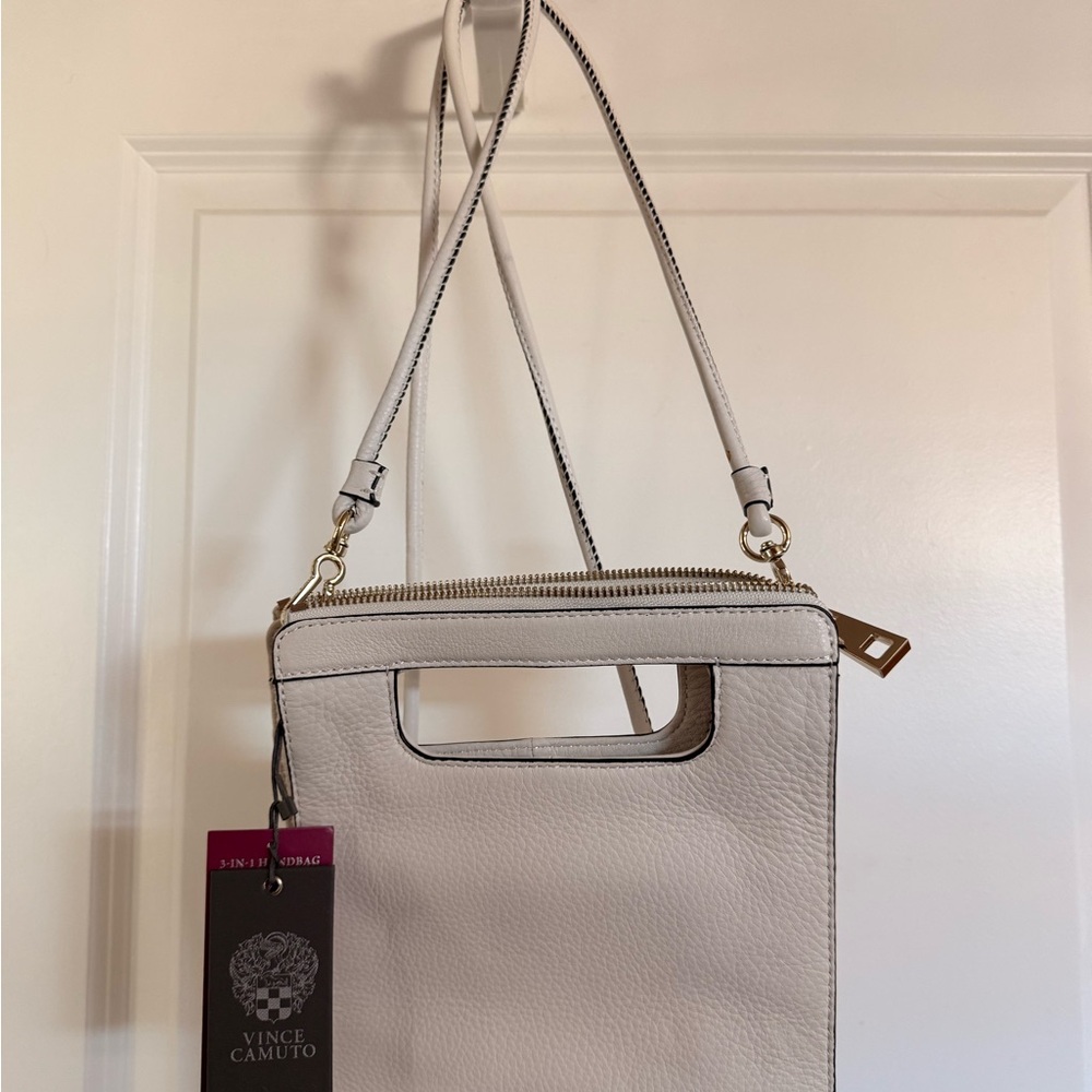 Vince Camuto Cream Crossbody Bag